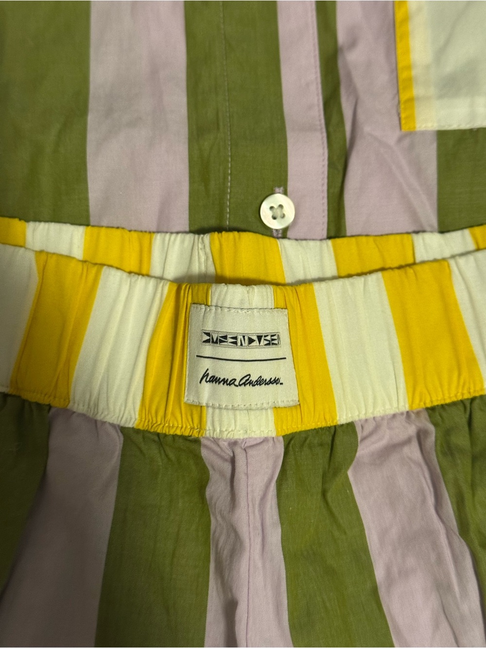 Hanna Andersson x Dusen Dusen Striped Women’s Pajama Set - Picture 5 of 8